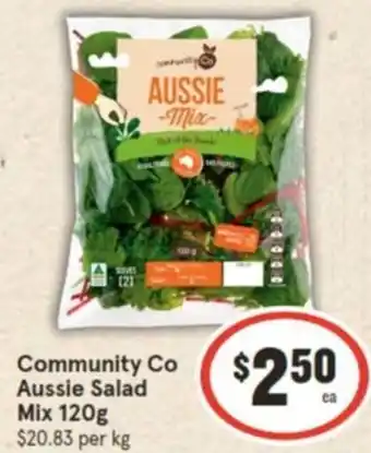 IGA Community Co Aussie Salad Mix 120g offer