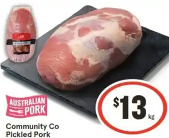 IGA Community Co Pickled Pork offer