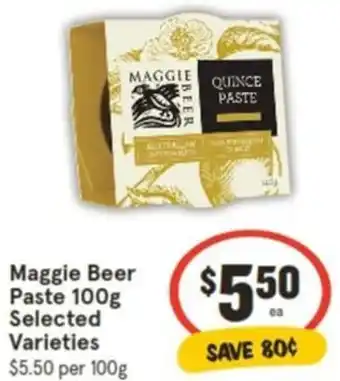 IGA Maggie Beer Paste 100g offer