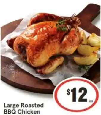 IGA Large Roasted BBQ Chicken offer