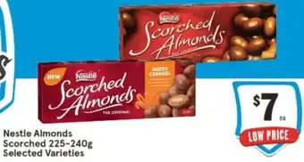 IGA Nestle Almonds Scorched 225-240g offer