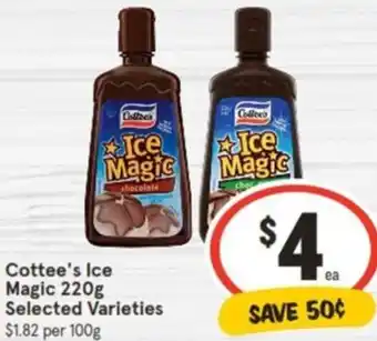 IGA Cottee's Ice Magic 220g offer