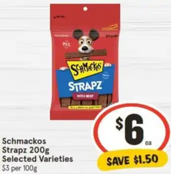 IGA Schmackos Strapz 200g offer