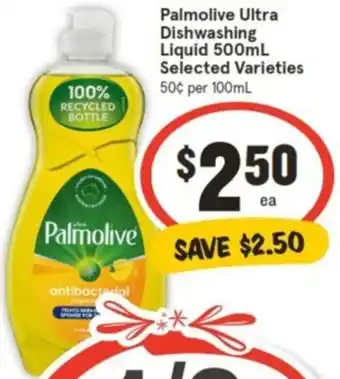 IGA Palmolive Ultra Dishwashing Liquid 500mL offer