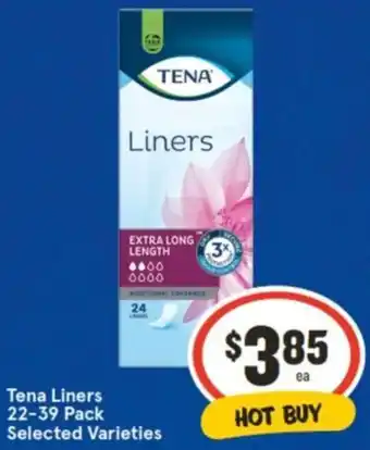 Tena Liners 22-39 Pack