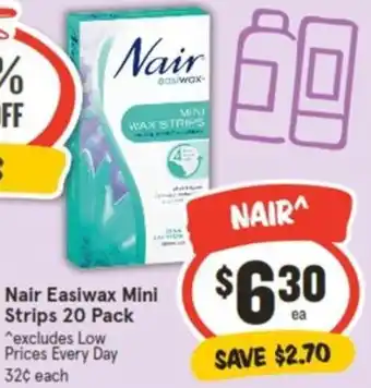 Nair Easiwax Mini Strips 20 Pack