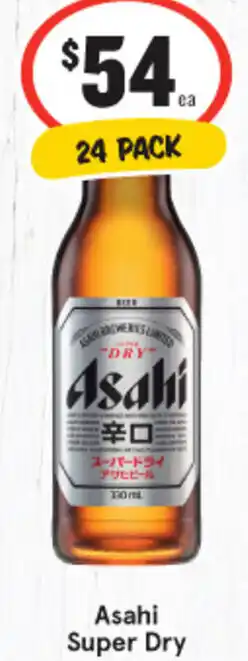 IGA Asahi Super Dry offer