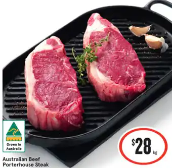 IGA Australian Beef Porterhouse Steak offer