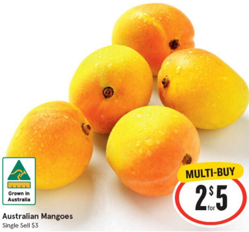 Australian Mangoes offer at IGA