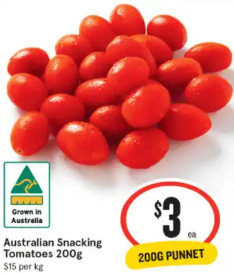 IGA Australian Snacking Tomatoes 200g offer