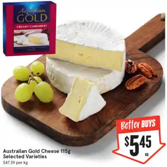 IGA Australian Gold Cheese 115g offer
