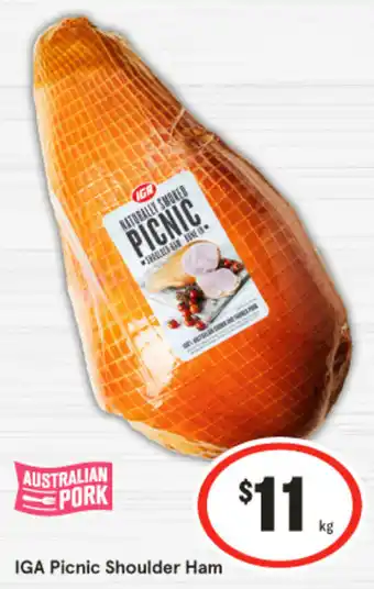 IGA IGA Picnic Shoulder Ham offer