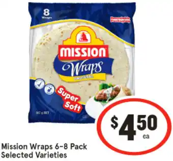 IGA Mission Wraps 6-8 Pack offer