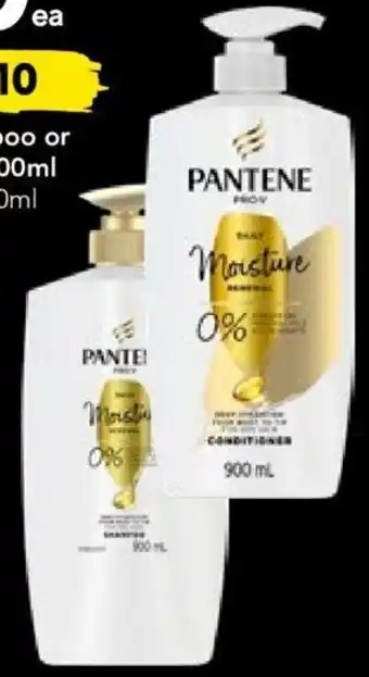 Drakes Pantene Shampoo or Conditioner 900ml offer