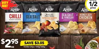 Drakes Kettle Chips 150g-165g offer