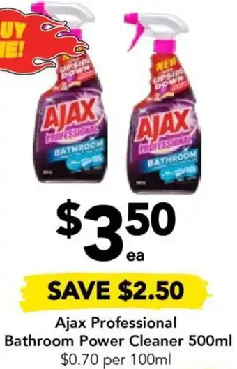 Drakes Ajax Professional Bathroom Power Cleaner 500ml offer