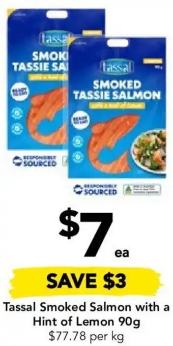 Drakes Tassal Smoked Salmon with a Hint of Lemon 90g offer