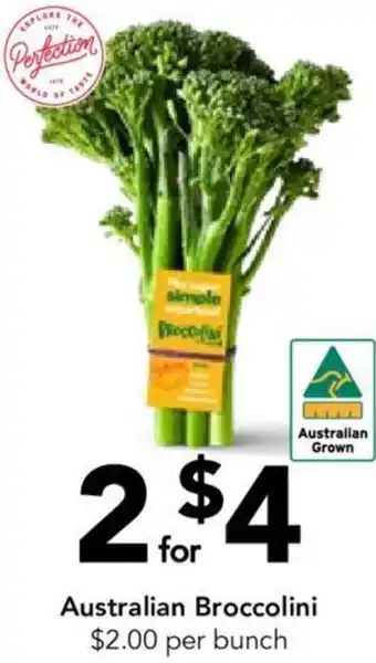 Drakes Australian Broccolini offer