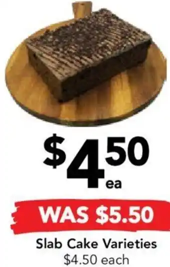 Slab Cake Varieties