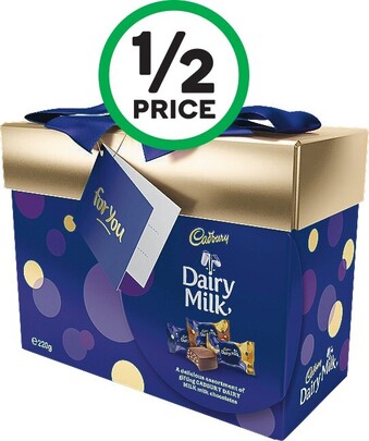 Woolworths Cadbury Dairy Milk Gift Box 220g offer