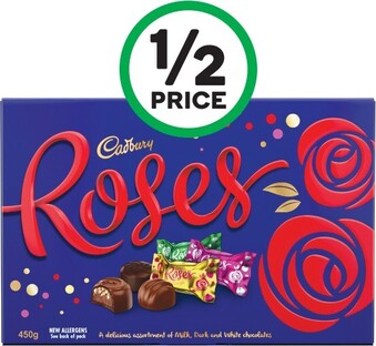 Woolworths Cadbury Roses 450g offer