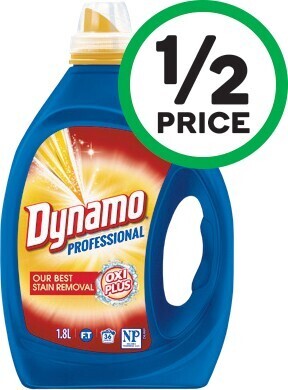 Woolworths Dynamo Professional Laundry Liquid 1.8 Litre offer