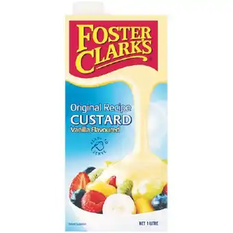 Woolworths Foster clark’s custard 1 litre offer