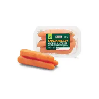 Woolworths Australian snackables carrots 250g pack offer