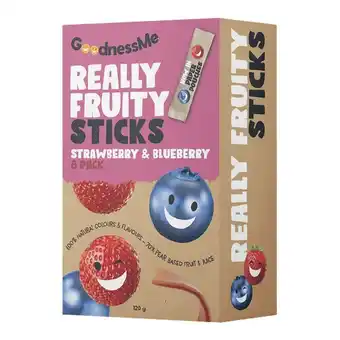 Goodness me fruit packs 120g pk 8