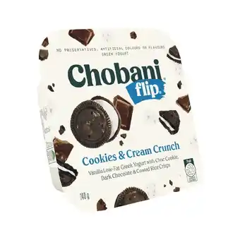 Woolworths Chobani flip yogurt 140g – from the fridge offer