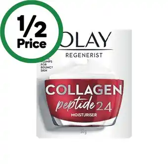Woolworths Olay regenerist retinol 24 night moisturiser face cream 50g offer