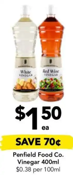 Penfield Food Co. Vinegar 400ml