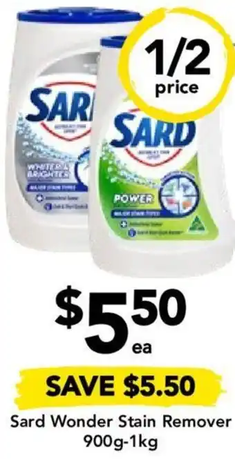 Drakes Sard Wonder Stain Remover 900g-1kg offer