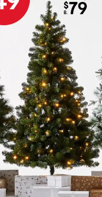 Kmart Pre-lit Sandringham pine 1.82m offer