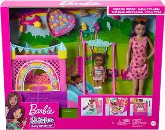BIG W Barbie skipper bounce house playset offer