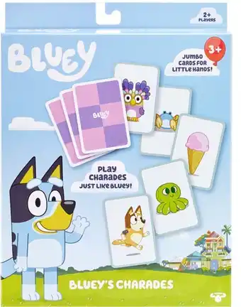BIG W Bluey charades games offer