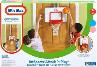 BIG W Little tikes totsports attach 'n play basketball hoop set offer