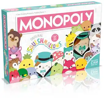 BIG W Monopoly original squishmallows offer