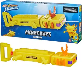 BIG W Nerf super soaker minecraft axolotl offer