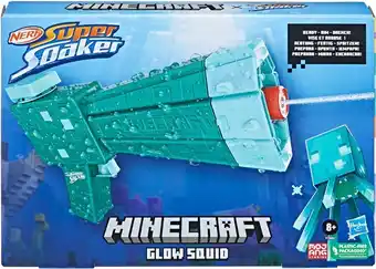 BIG W Nerf super soaker minecraft glow squid play blaster offer