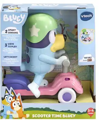 BIG W Bluey vtech scooter time offer