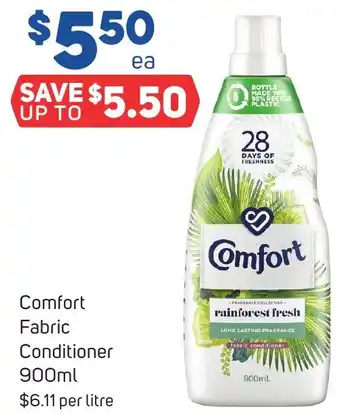 Foodland Comfort Fabric Conditioner 900ml offer