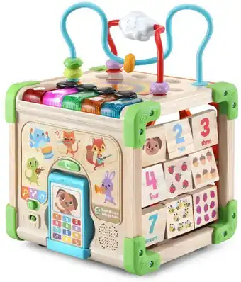 BIG W Leapfrog touch & learn wooden activity cube offer