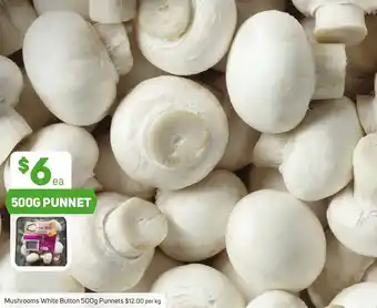 Foodland Mushrooms White Button 500g Punnets offer