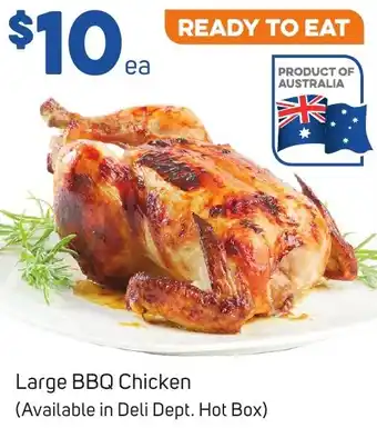 Foodland Large BBQ Chicken offer