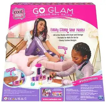 BIG W Cool maker go glam u-nique nail salon offer