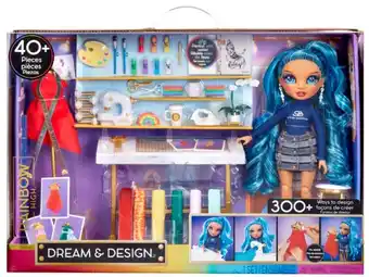 BIG W Rainbow high dream & design fashion studio playset with skyler doll offer