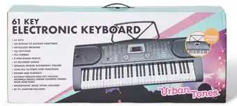 BIG W Urban tones 61 key electronic keyboard offer