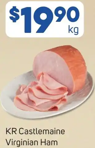 Foodland KR Castlemaine Virginian Ham offer