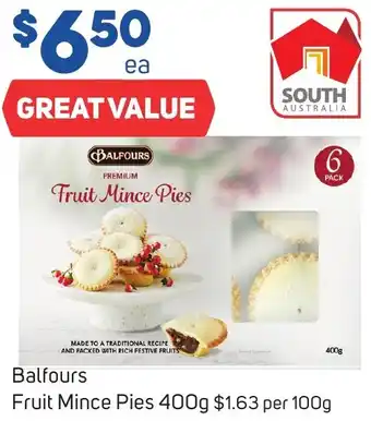 Foodland Balfours Fruit Mince Pies 400g offer